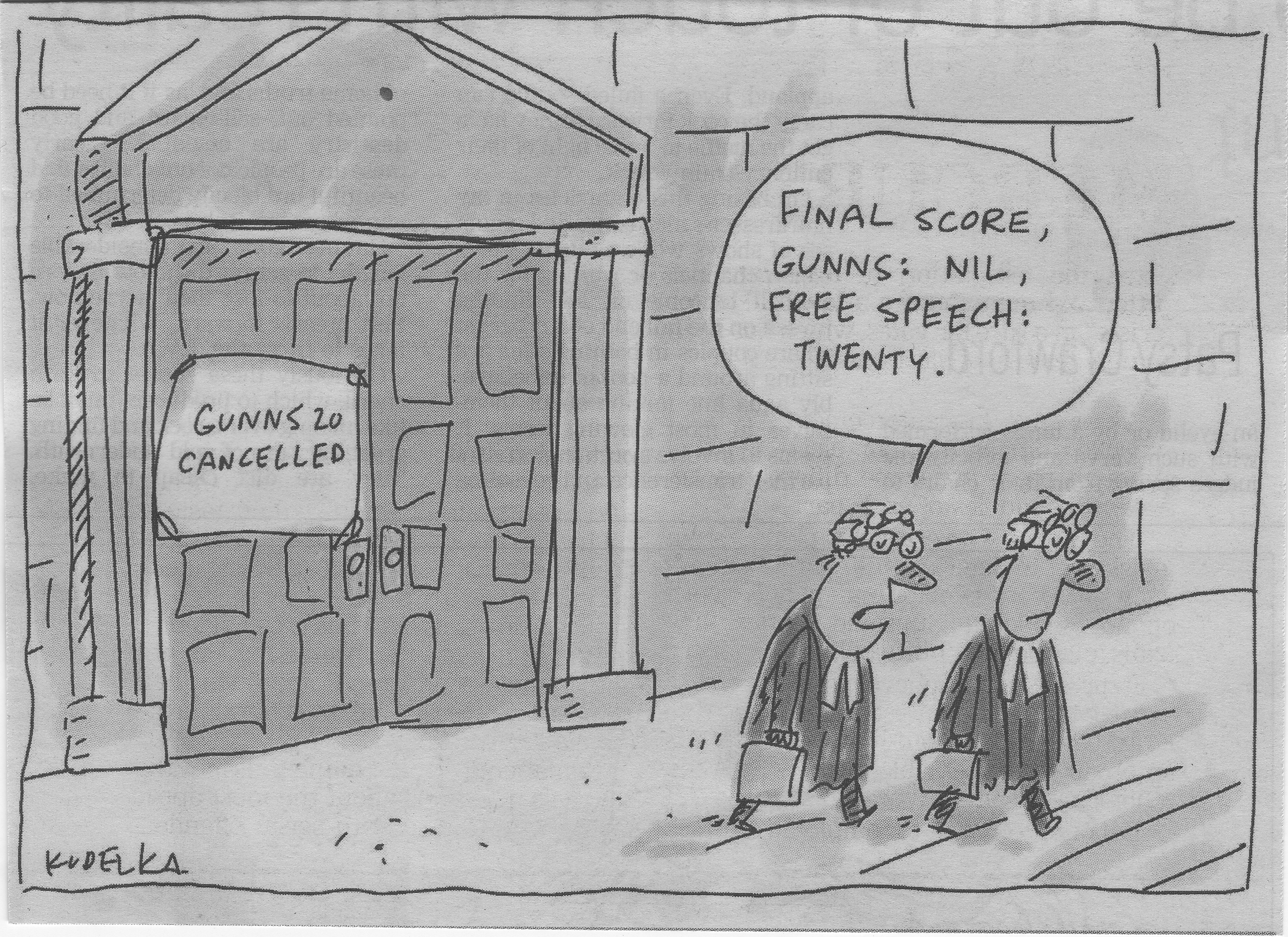 CLICK ON IMAGE TO SEE Kudelka Cartoon from The Mercury 30/1/10